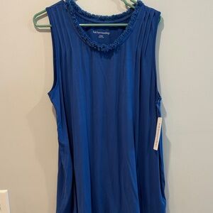 Soft Surroundings Royal Blue Tank Top